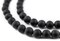 The Bead Chest Matte Round Black Onyx Beads (8mm): Organic Gemstone Round Spherical Energy Stone Healing Power Crystal for Jewelry Bracelet Mala Necklace Making